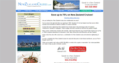 Desktop Screenshot of newzealandcruises.com